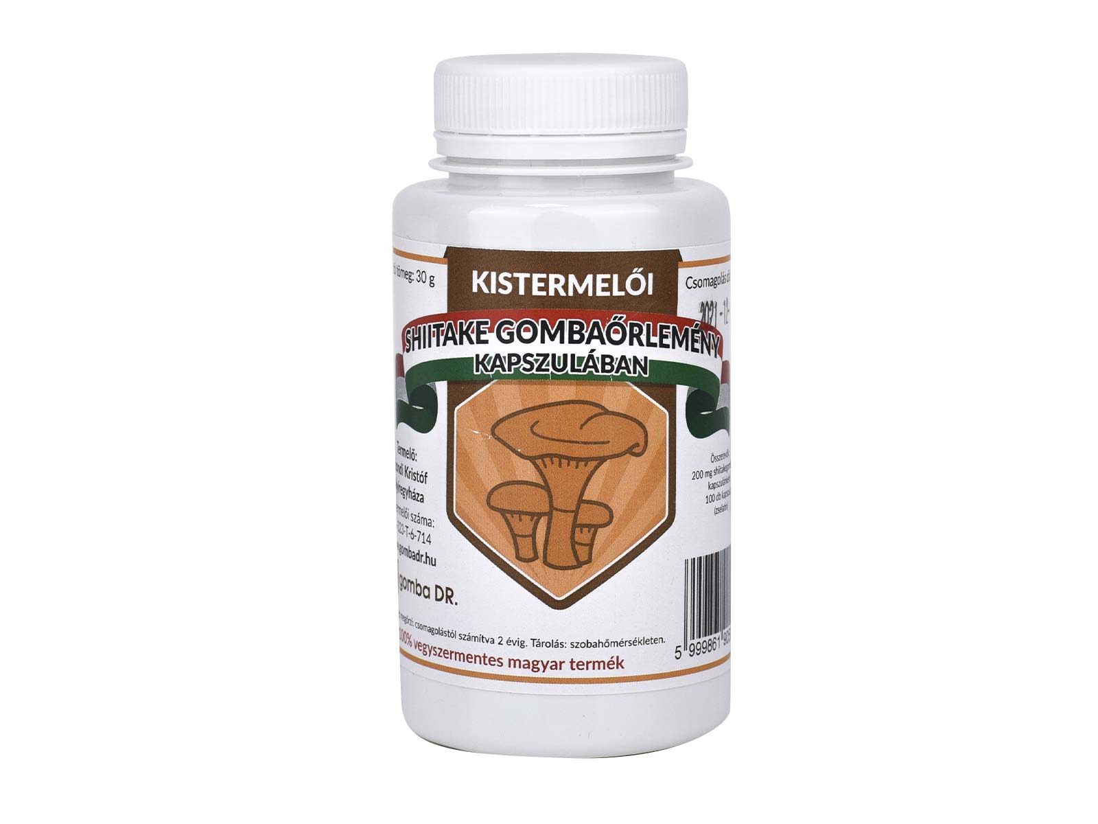 SHIITAKE GOMBAŐRLEMÉNY KAPSZULÁBAN 100DB