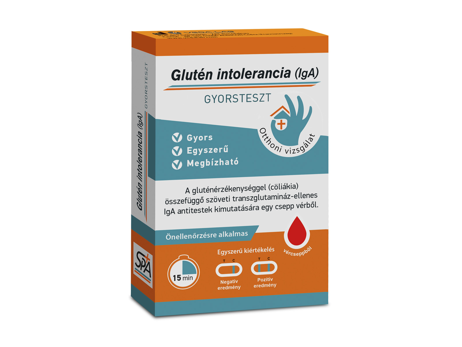 SPA GLUTÉN INTOLERANCIA (IGA) GYORSTESZT 1DB