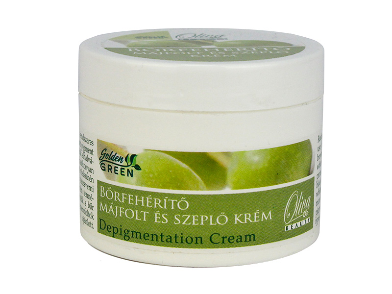 GOLDEN GREEN OLIVA BŐRFEHÉRÍTŐ KRÉM MÁJFOLT ÉS SZEPLŐ ELLEN 100ML