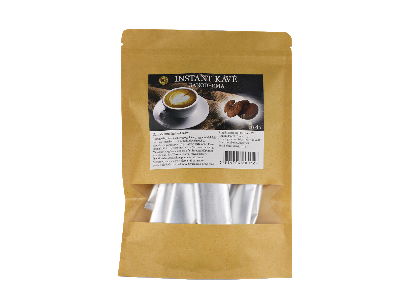 SUN MOON GANODERMA INSTANT KÁVÉ 10X12G