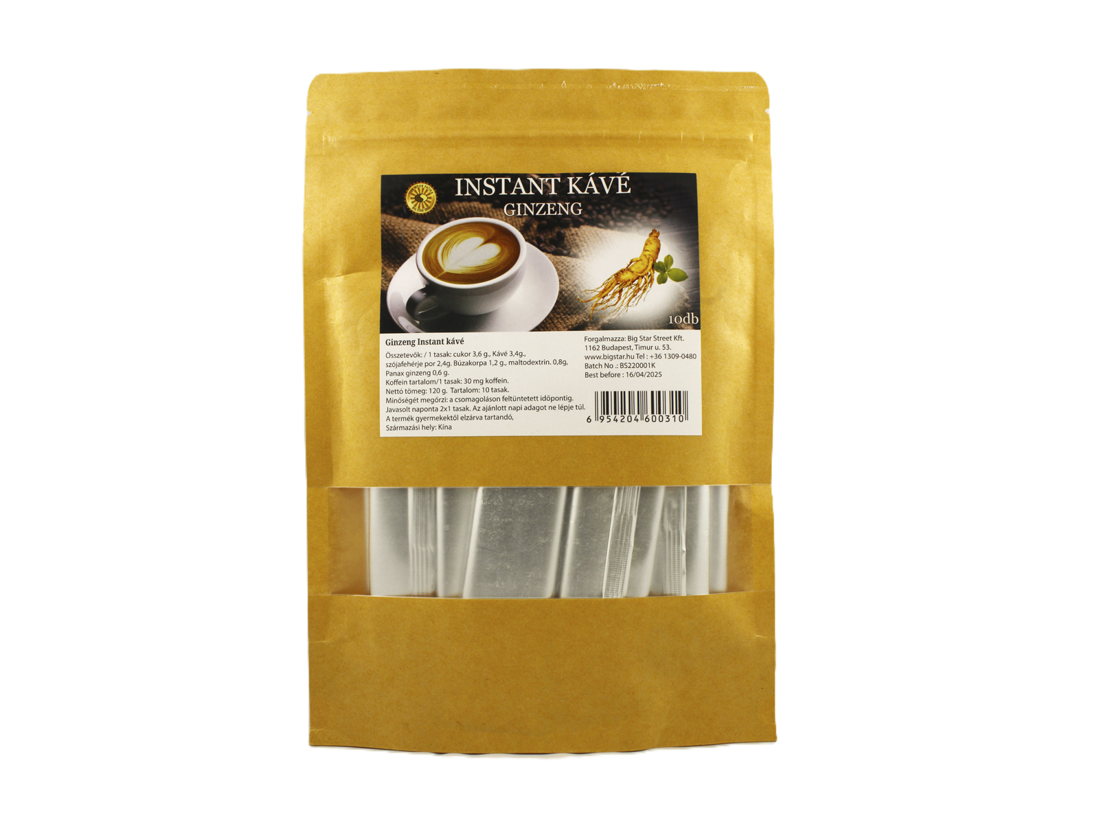 SUN MOON GINZENG-GYÖMBÉR INSTANT ITAL 10DB