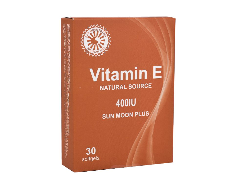 SUN MOON PLUS E-VITAMIN 400IU LÁGYZSELATIN KAPSZULA 30DB