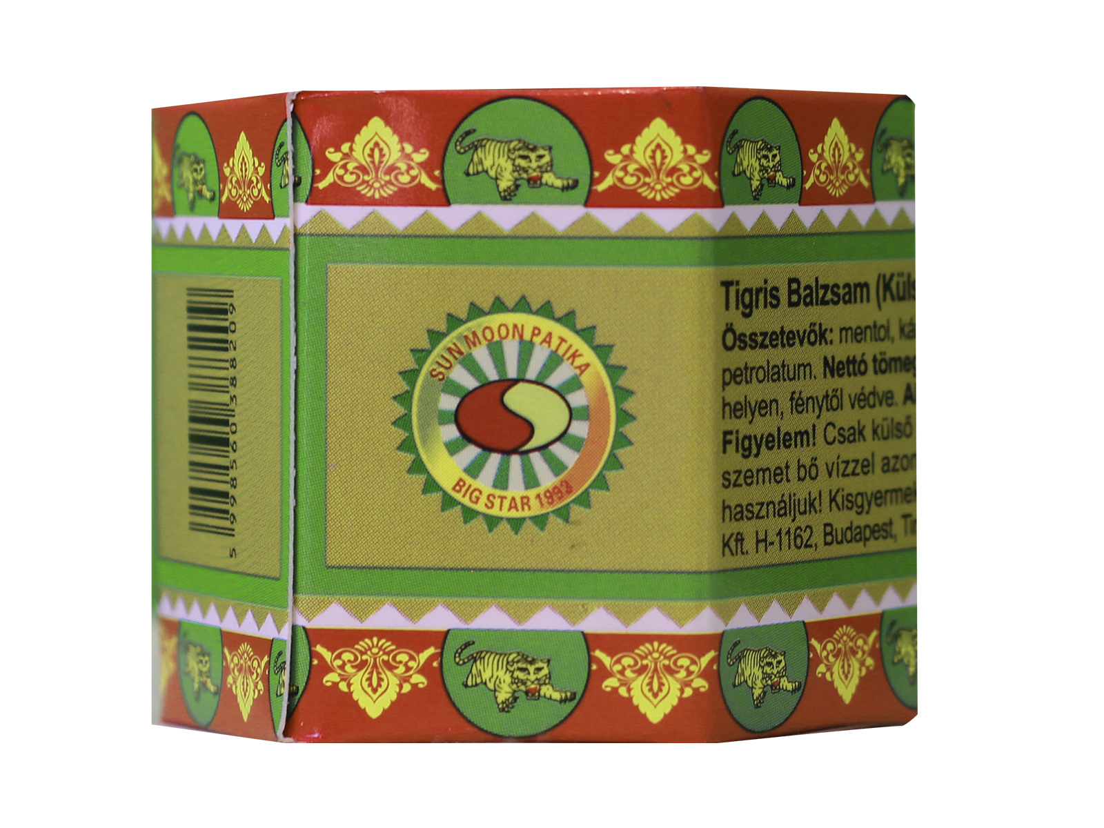 SUN MOON TIGRIS BALZSAM (KÜLSŐLEG!) SPECIÁLIS TESTÁPOLÓ SZER 18,4G