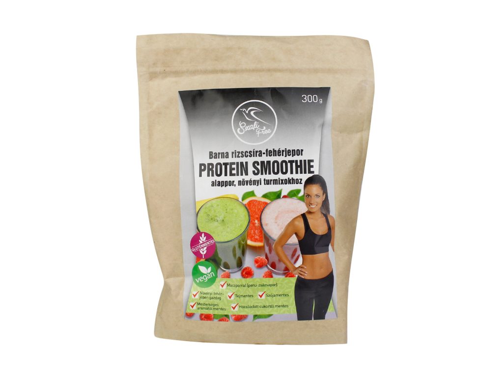 SZAFI FREE GLUTÉNMENTES BARNA RIZSCSÍRA FEHÉRJEPOR PROTEIN SMOOTHIE ALAPPOR 300G