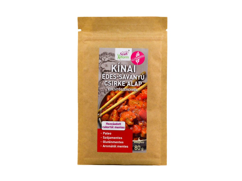 SZAFI REFORM GLUTÉNMENTES KÍNAI ÉDES-SAVANYÚ CSIRKE ALAP 80G