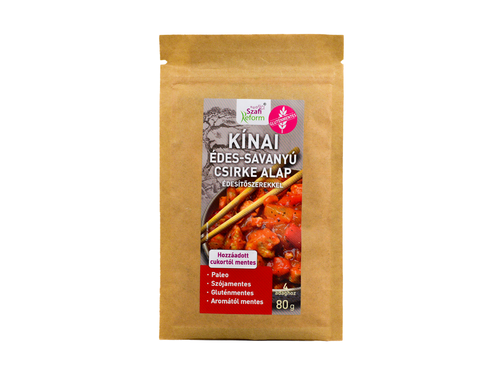 SZAFI REFORM GLUTÉNMENTES KÍNAI ÉDES-SAVANYÚ CSIRKE ALAP 80G