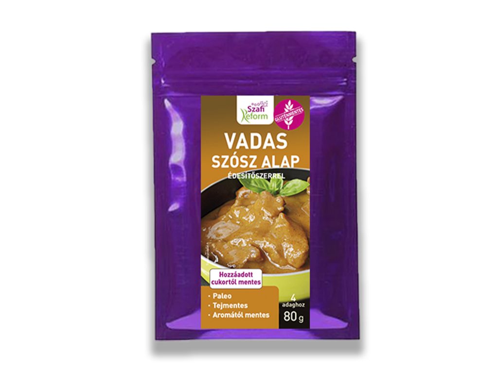 SZAFI REFORM PALEO VADAS SZÓSZ ALAP ÉDESÍTŐSZERREL 80G