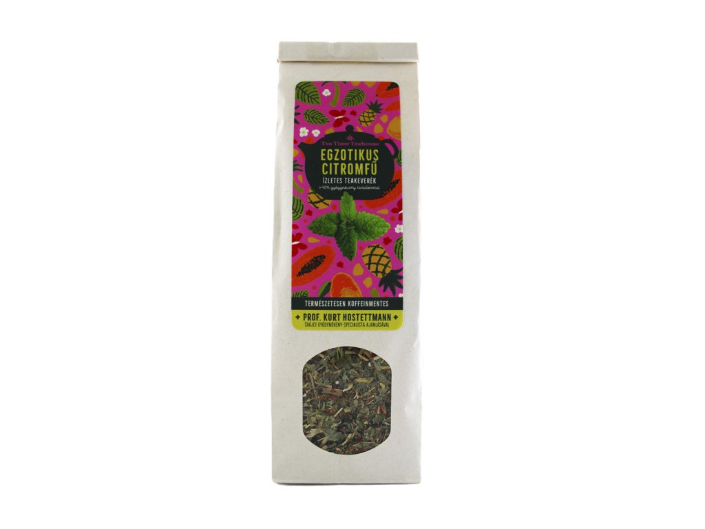 TEA TIME TEAHOUSE EGZOTIKUS CITROMFŰ ÍZLETES TEAKEVERÉK SZÁLAS 50G