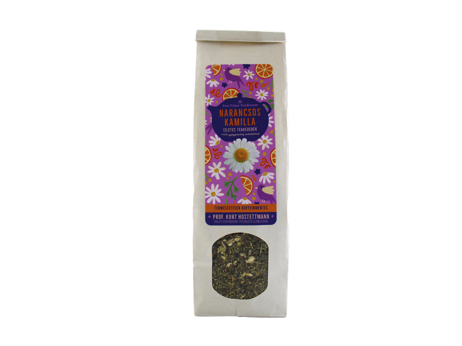TEA TIME TEAHOUSE NARANCSOS KAMILLA ÍZLETES TEAKEVERÉK SZÁLAS 50G