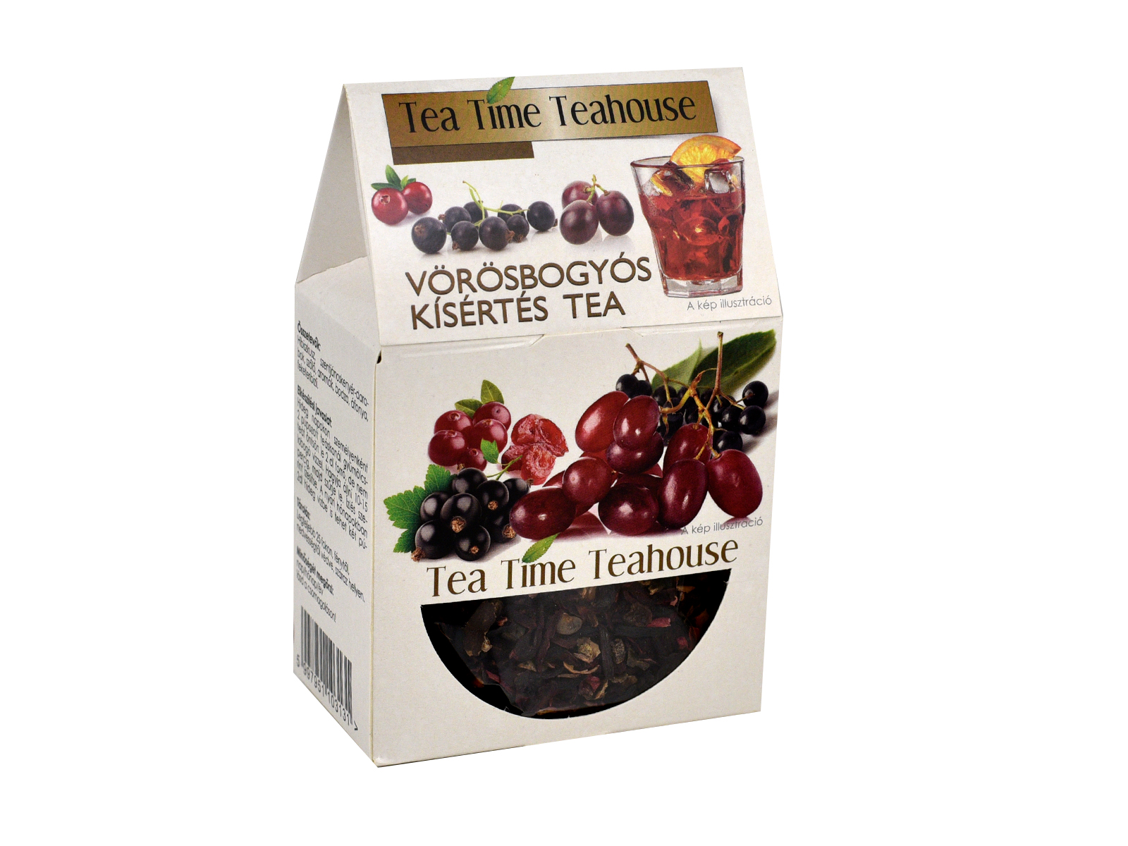 TEA TIME TEAHOUSE VÖRÖSBOGYÓS KÍSÉRTÉS TEA 100G