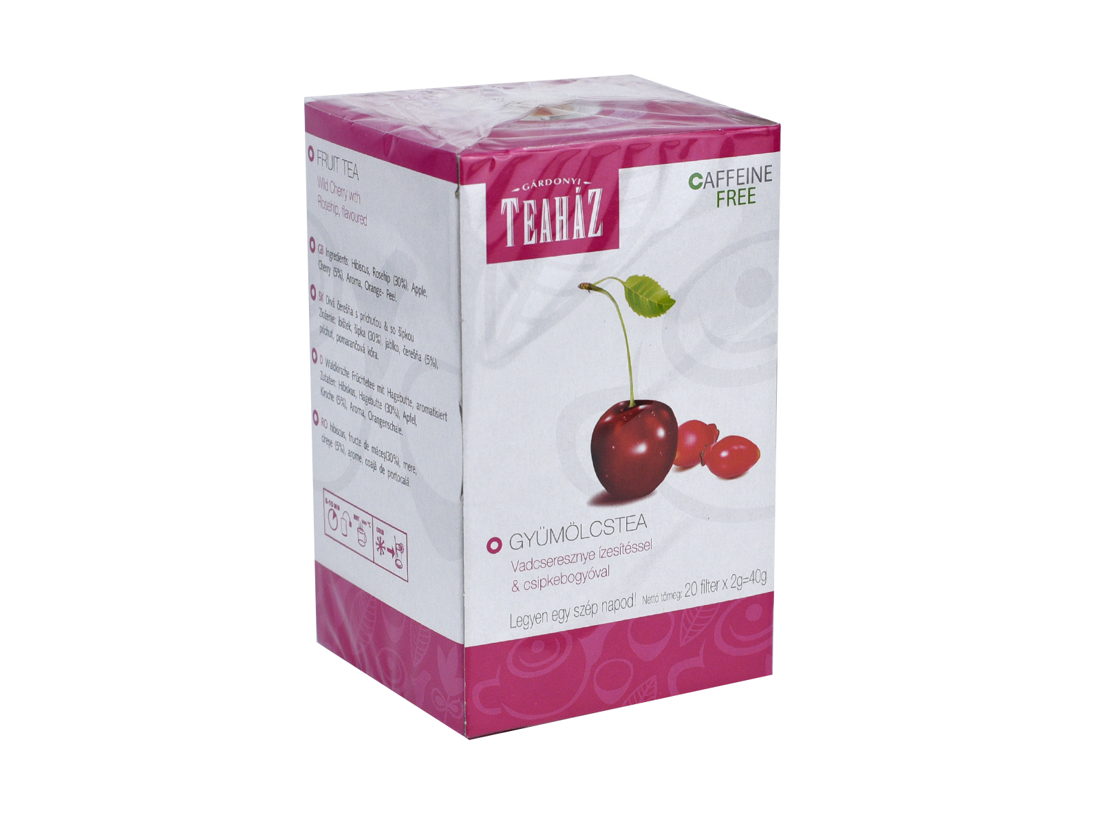 GÁRDONYI TEAHÁZ GYÜMÖLCSTEA VADCSERESZNYE FILTERES 20DB