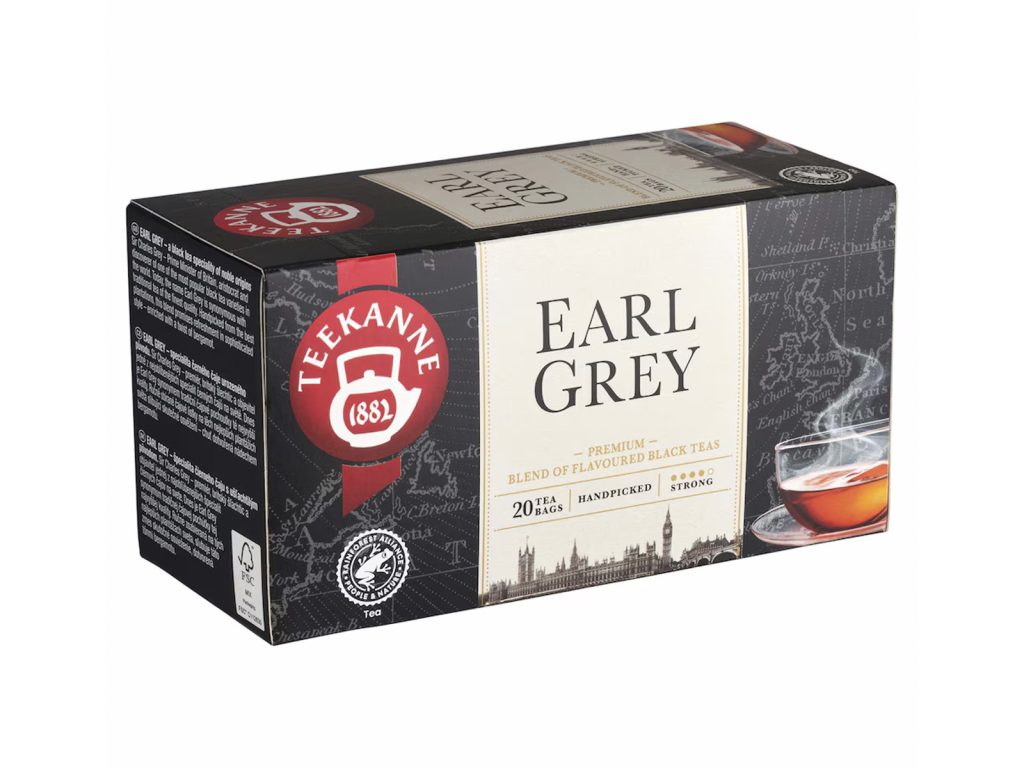 TEEKANNE EARL GREY FEKETE TEA BERGAMOTT ÍZESÍTÉSSEL FILTERES 20DB