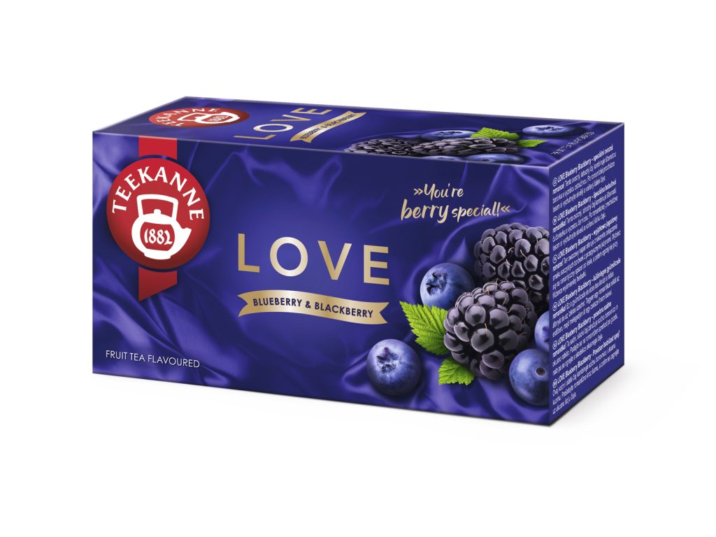 TEEKANNE WOF LOVE ÁFONYA-SZEDER ÍZŰ GYÜMÖLCSTEA FILTERES 20DB