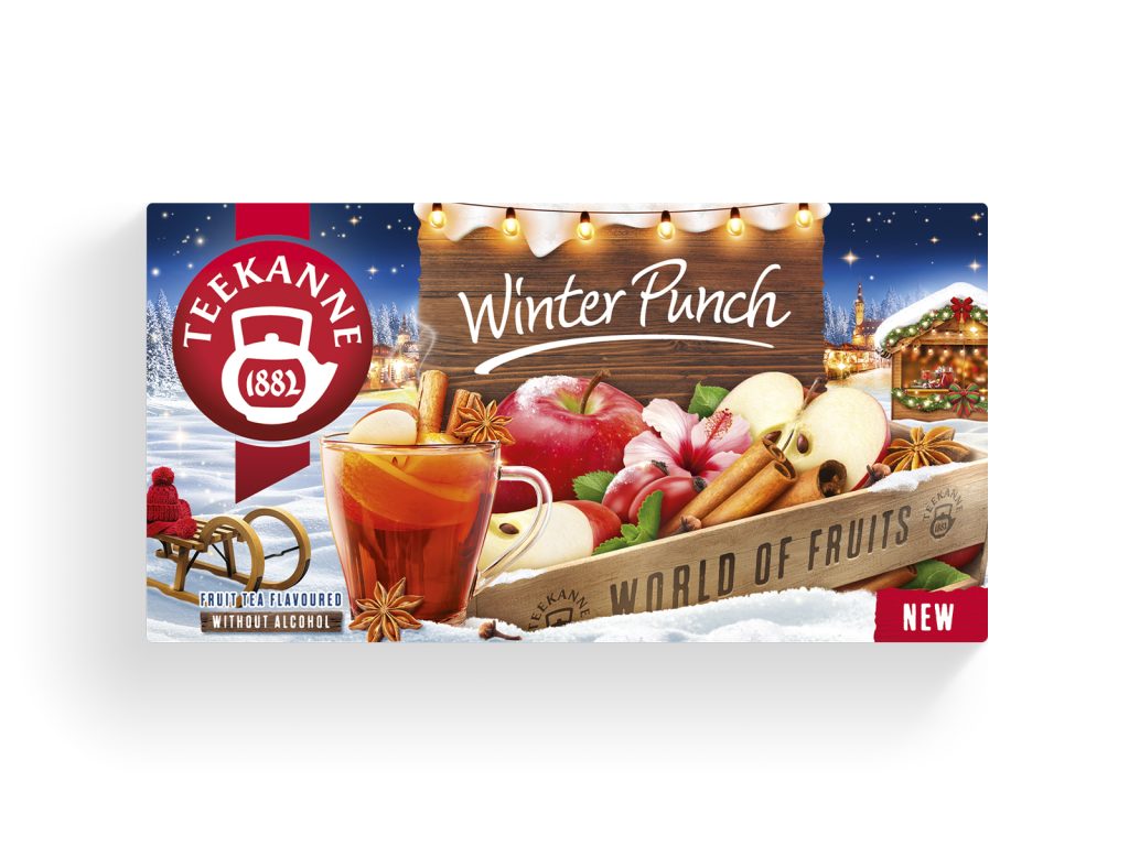 TEEKANNE WOF WINTER PUNCH RUMOS-SZŐLŐ ÉS VANÍLIA ÍZESÍTÉSŰ GYÜMÖLCSTEA 20DB