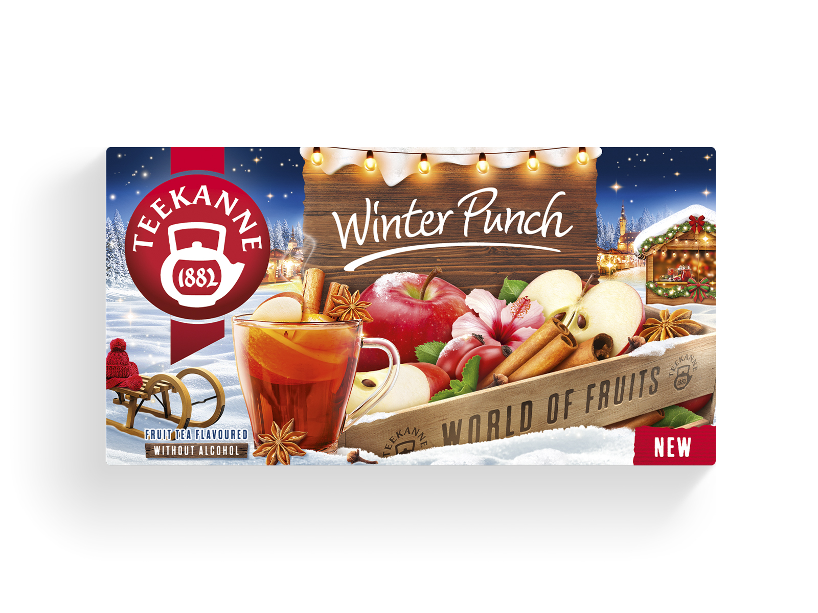 TEEKANNE WOF WINTER PUNCH RUMOS-SZŐLŐ ÉS VANÍLIA ÍZESÍTÉSŰ GYÜMÖLCSTEA 20DB