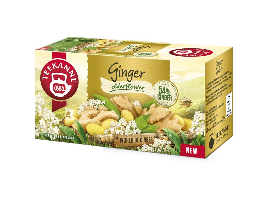 TEEKANNE WOG GINGER BODZAVIRÁG ÍZŰ GYÖMBÉR TEAKEVERÉK 20DB