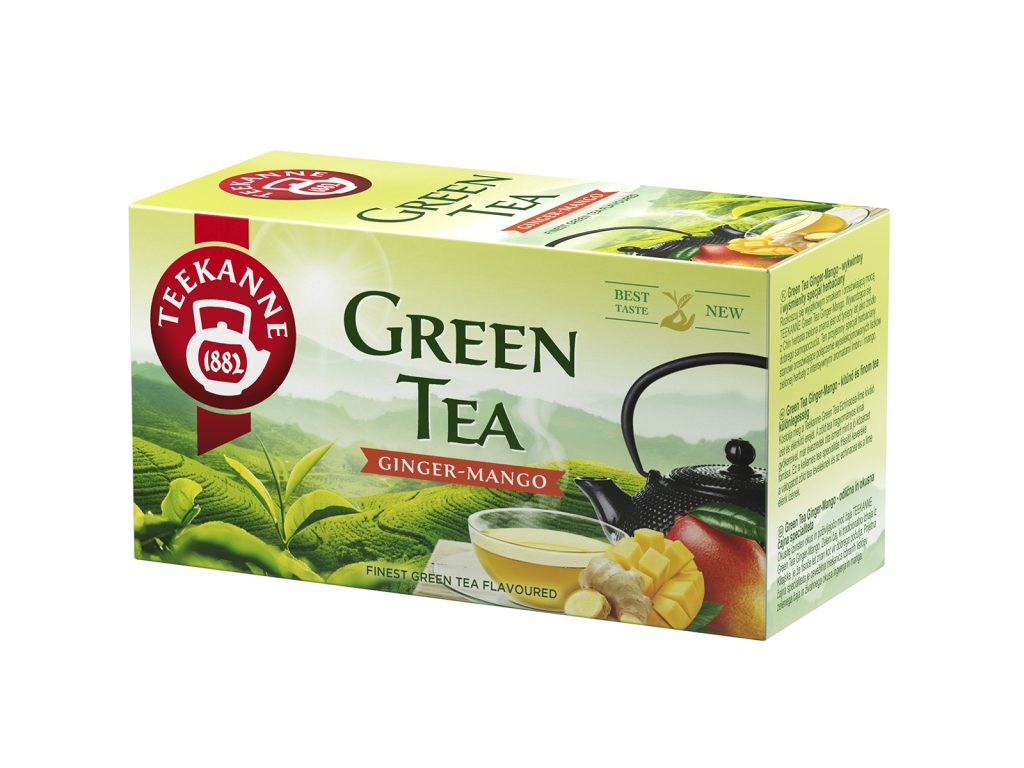 TEEKANNE GREEN TEA GYÖMBÉR-MANGÓ ÍZESÍTÉSŰ FILTERES 20DB