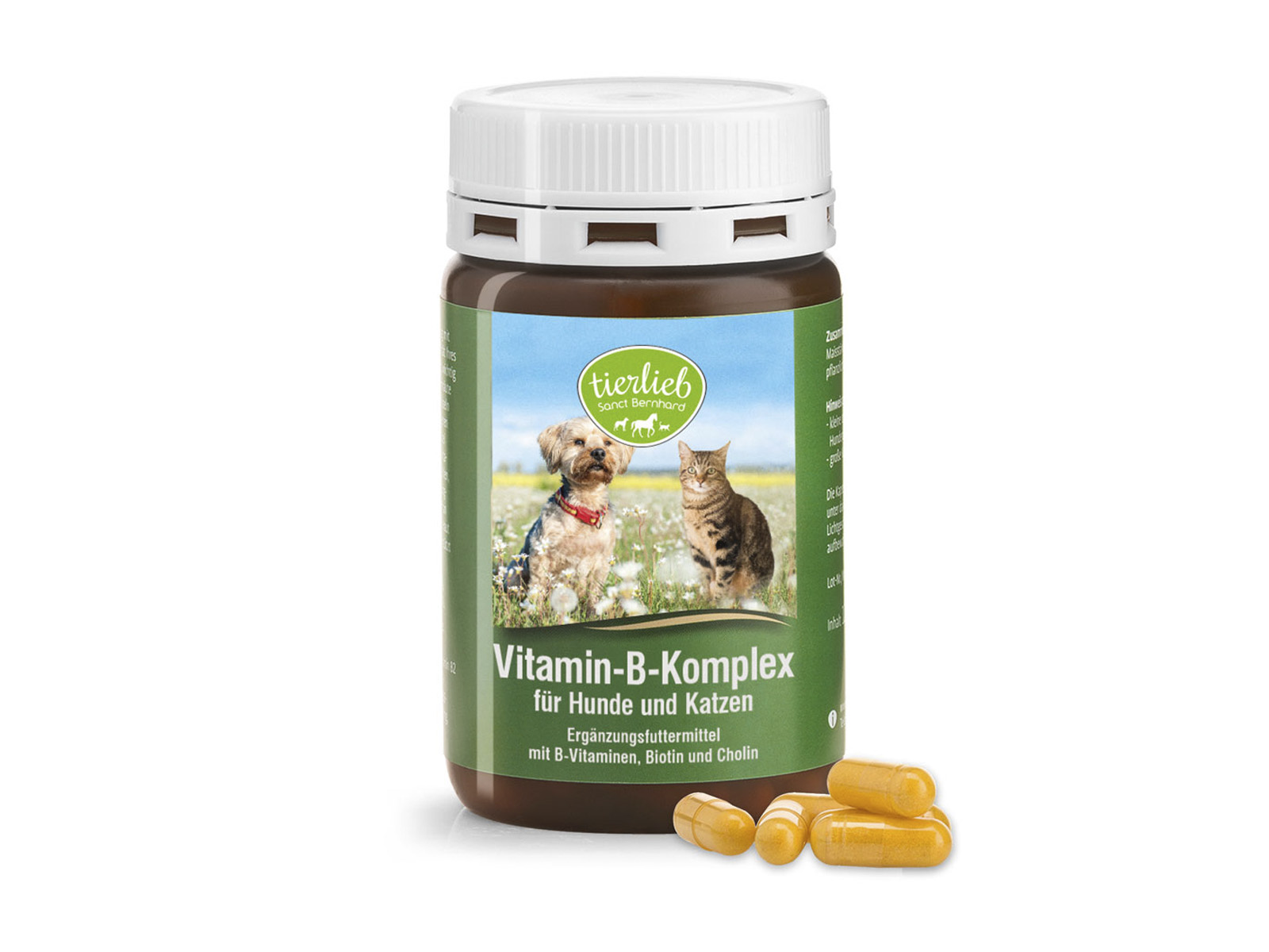 TIERLIEB B-VITAMIN KOMPLEX KAPSZULA KUTYÁKNAK ÉS MACSKÁKNAK 120DB