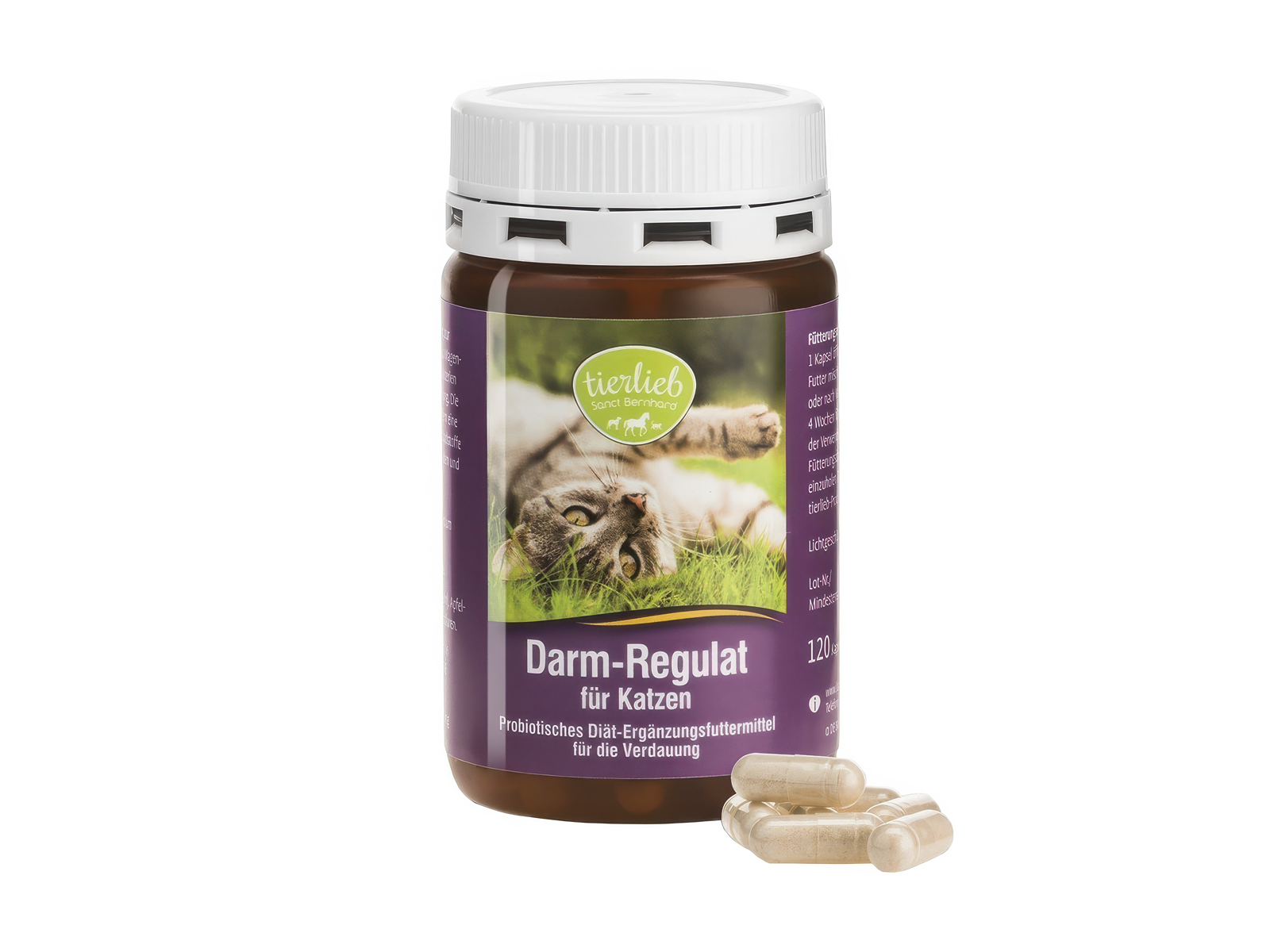 TIERLIEB EMÉSZTÉSJAVÍTÓ KAPSZULA MACSKÁKNAK 120DB