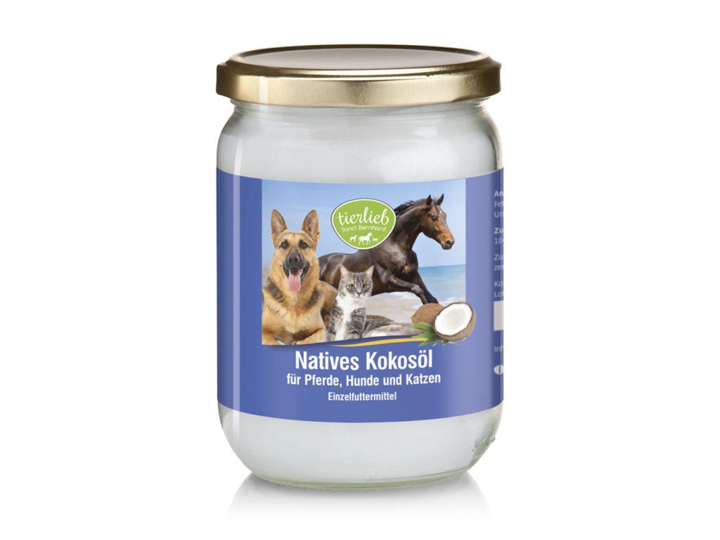 TIERLIEB SZŰZ, HIDEGEN SAJTOLT KÓKUSZOLAJ LOVAKNAK, KUTYÁKNAK, MACSKÁKNAK 500ML