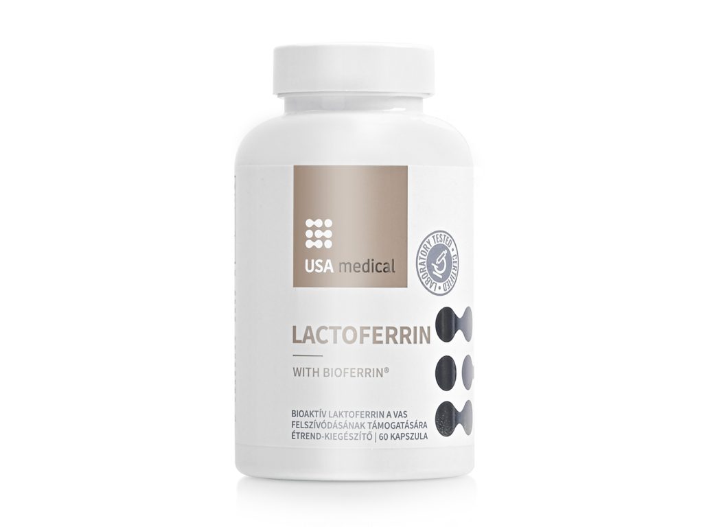 USA MEDICAL LACTOFERRIN - LAKTOFERRIN BIOFERRIN-NEL KAPSZULA 60DB