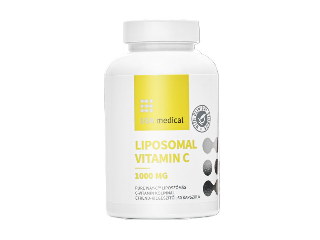 USA MEDICAL LIPOSOMAL VITAMIN C + KOLIN KAPSZULA 60DB