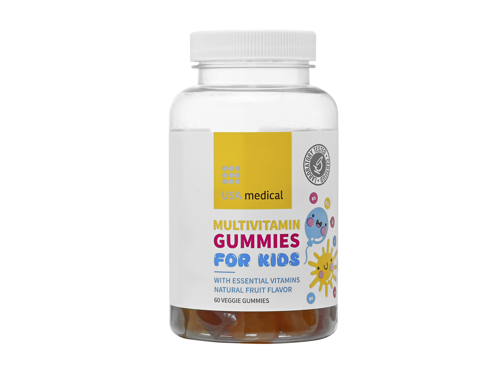 USA MEDICAL MULTIVITAMIN GUMIPASZTILLA GYEREKEKNEK 60DB