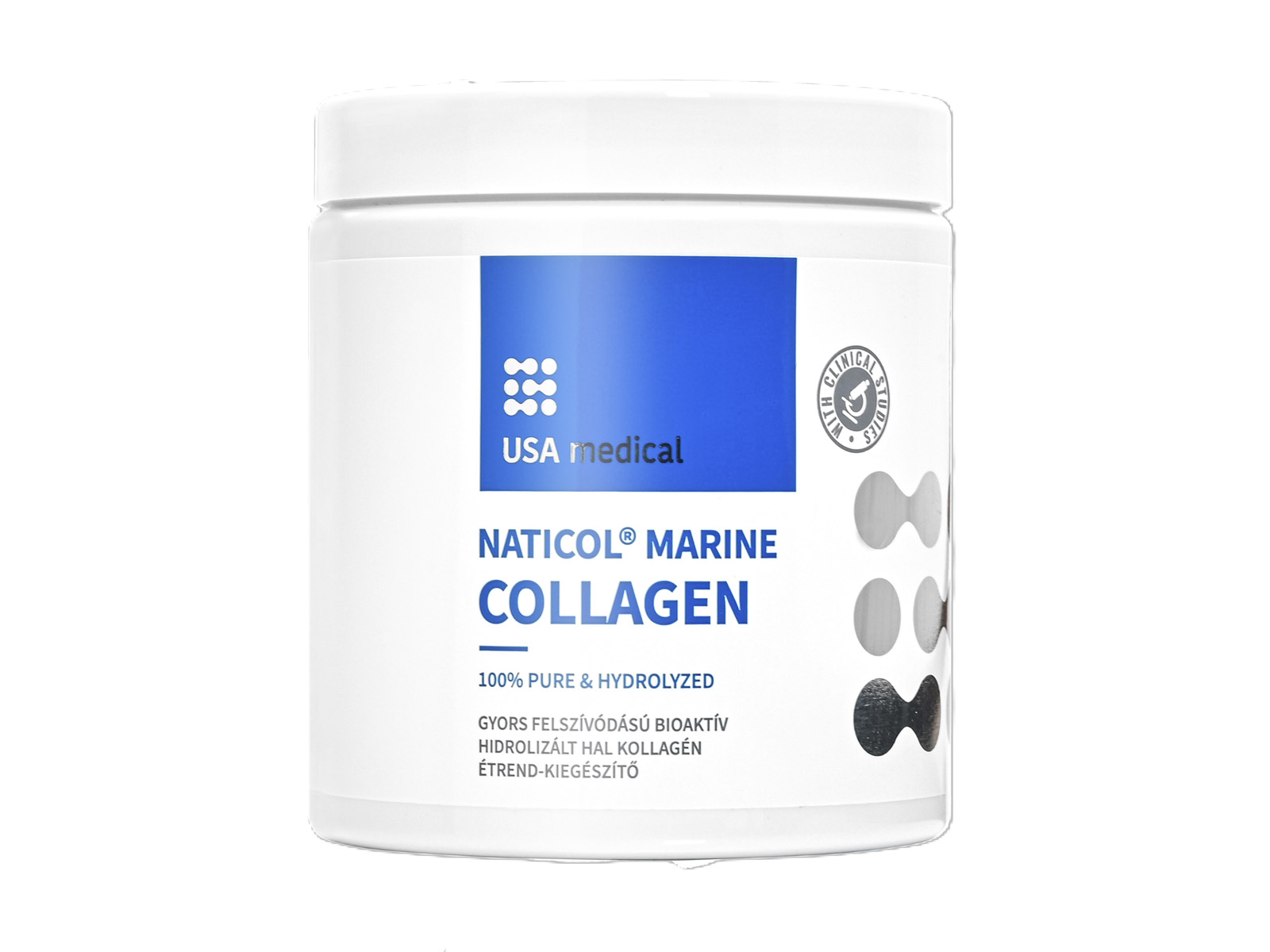 USA MEDICAL NATICOL MARINE HAL KOLLAGÉN POR 242G