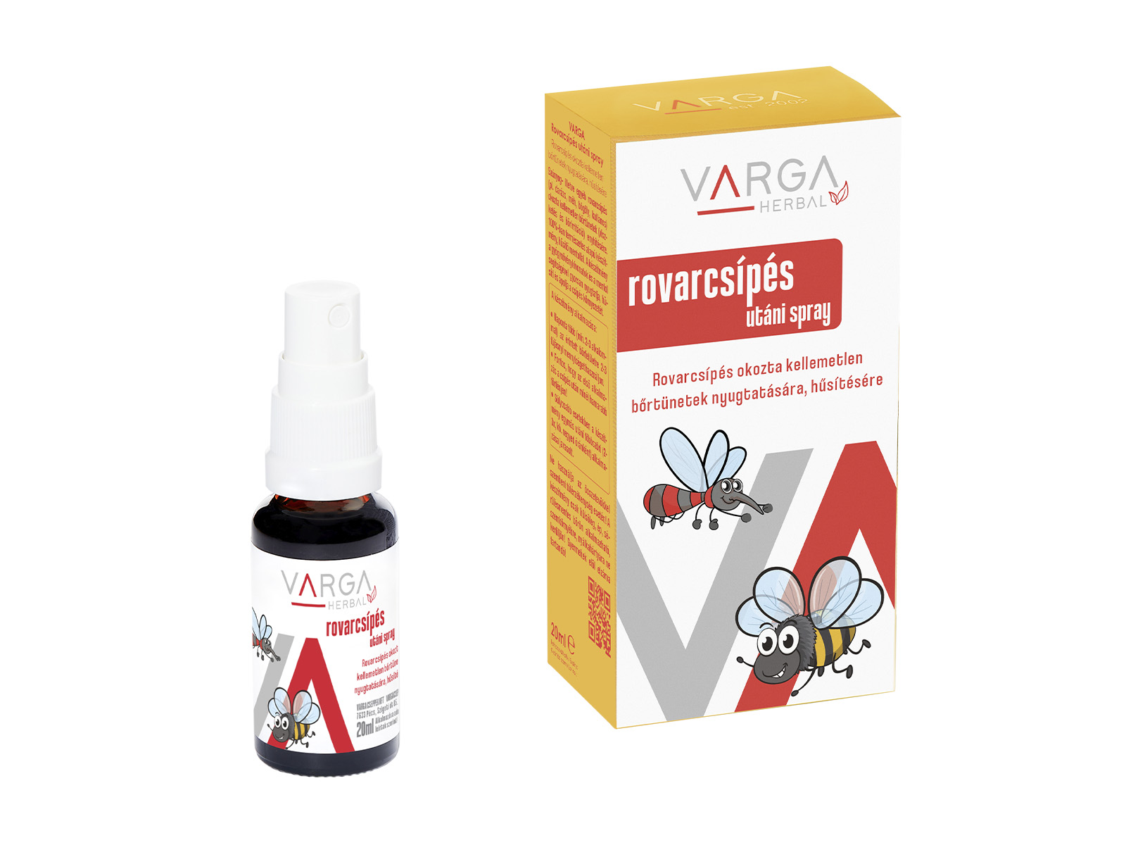 VARGA HERBAL ROVARCSÍPÉS UTÁNI SPRAY 20ML