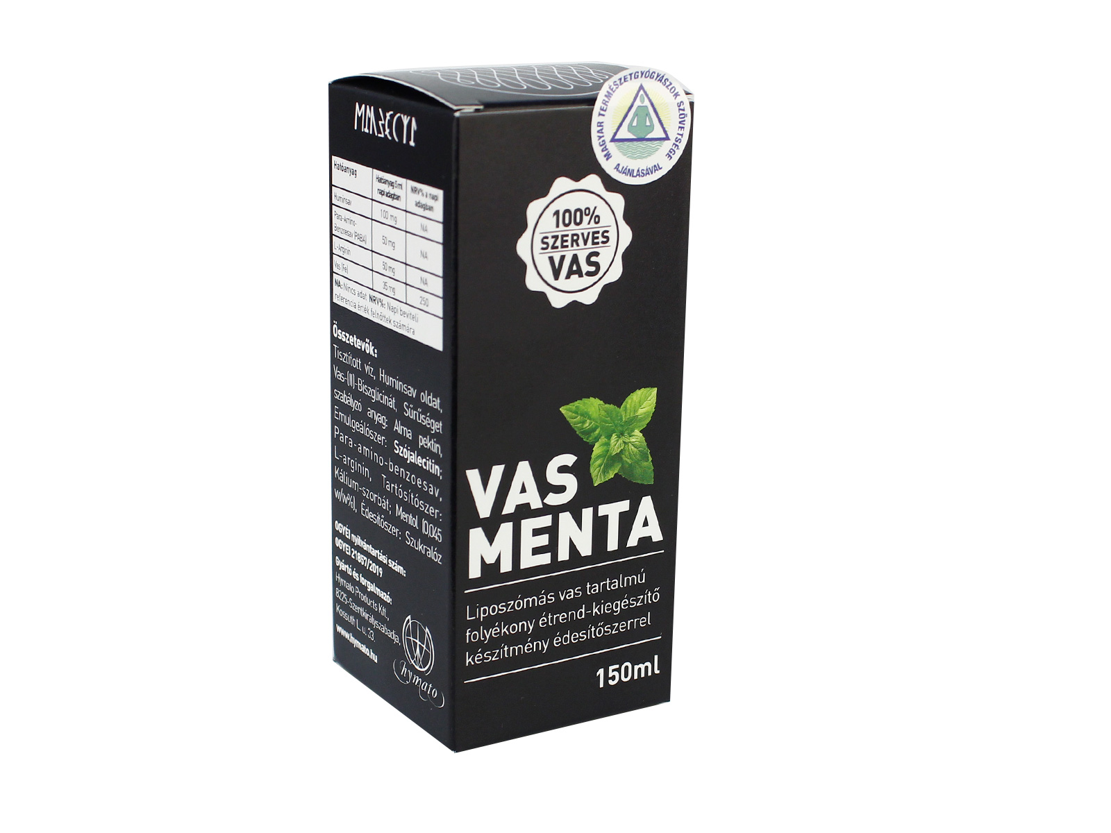 VASMENTA LIPOSZÓMÁS VAS TARTALMÚ FOLYÉKONY KÉSZÍTMÉNY 150ML