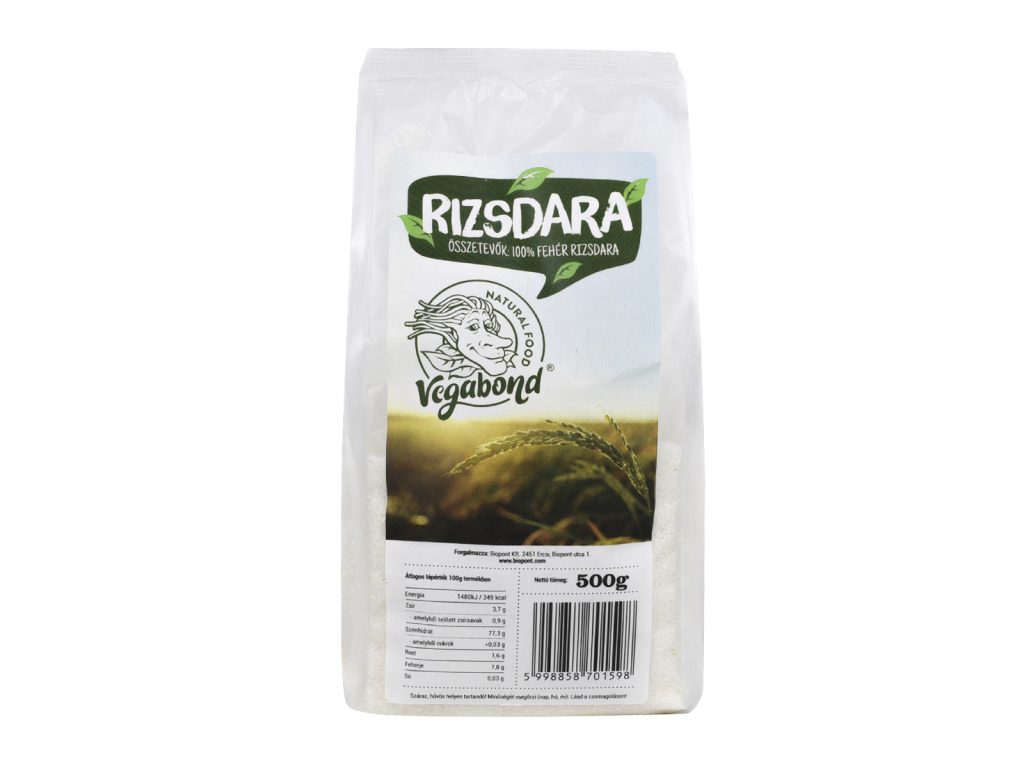 VEGABOND RIZSDARA FEHÉR 500G