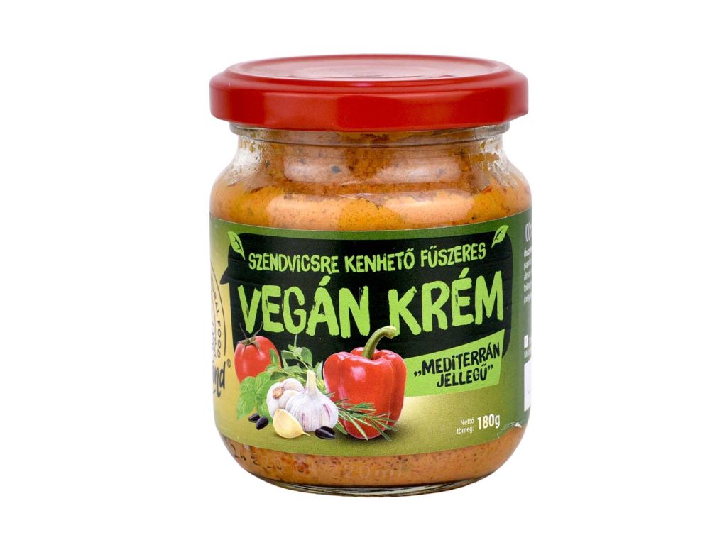 VEGABOND VEGÁN KRÉM MEDITERRÁN JELLEGŰ 180G