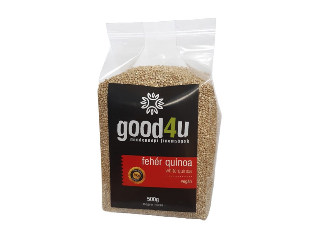 VEGAN GOOD4U MINDENNAPI FINOMSÁGOK QUINOA, FEHÉR 500G