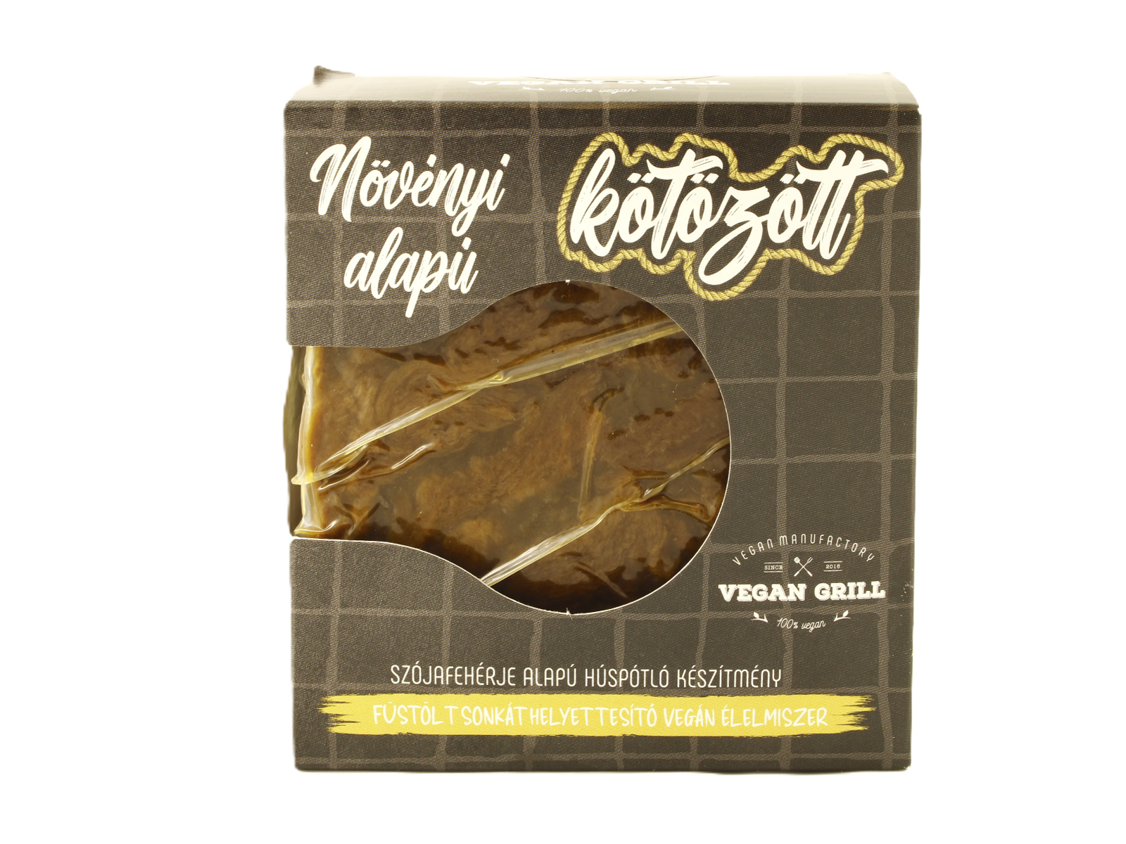 VEGÁN MANUFAKTÚRA VEGAN GRILL NÖVÉNYI ALAPÚ KÖTÖZÖTT 220G [H]