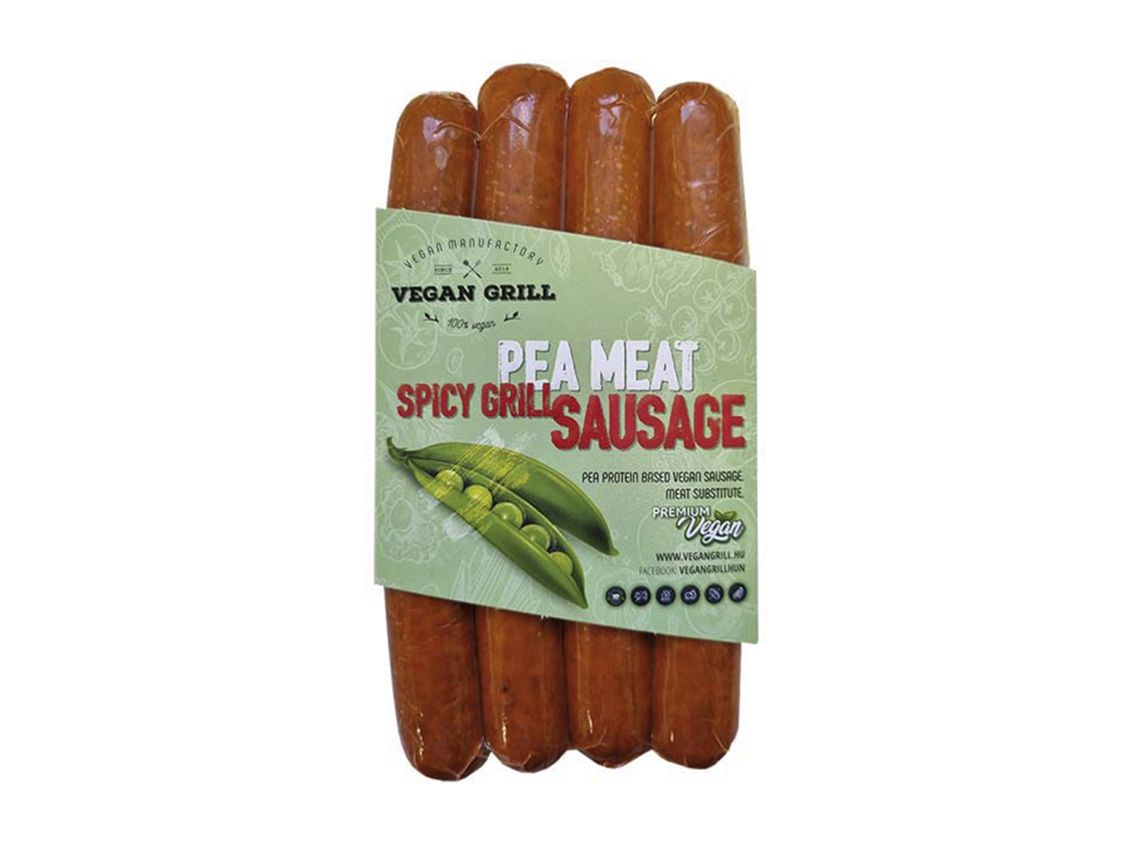 VEGÁN MANUFAKTÚRA VEGÁN GRILL PEA MEAT PIKÁNS BÁSZKA 300G [H]