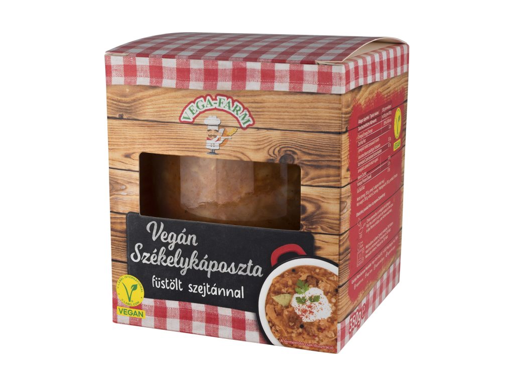 VEGAN VEGA FARM SZÉKELYKÁPOSZTA FÜSTÖLT SZEJTÁNNAL 350G