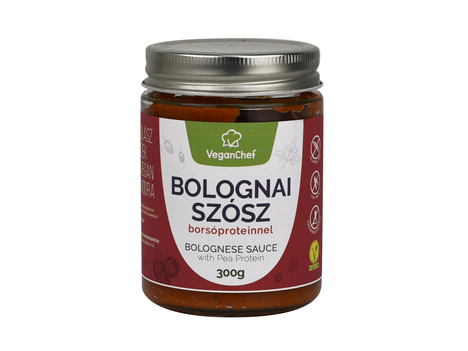 VEGANCHEF BOLOGNAI SZÓSZ BORSÓPROTEINNEL 300G