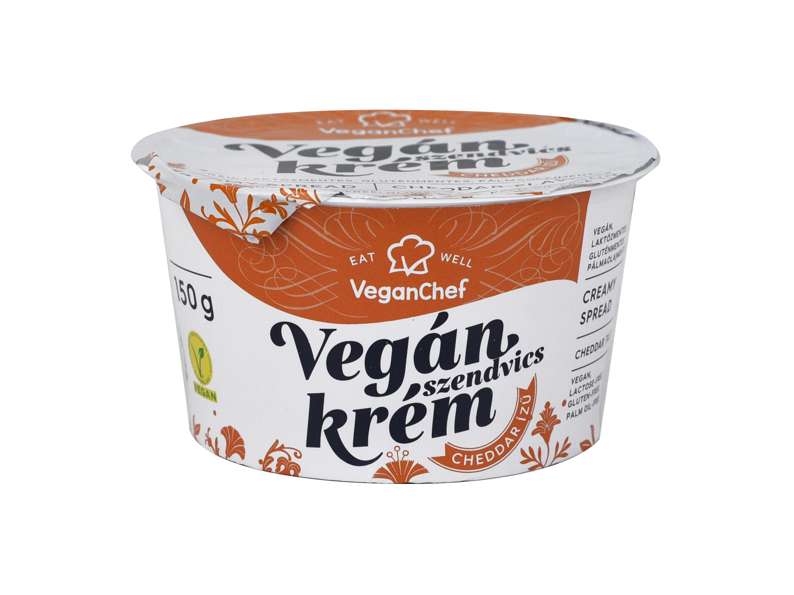 VEGANCHEF KENHETŐ NÖVÉNYI KRÉM CHEDDAR 150G [H]