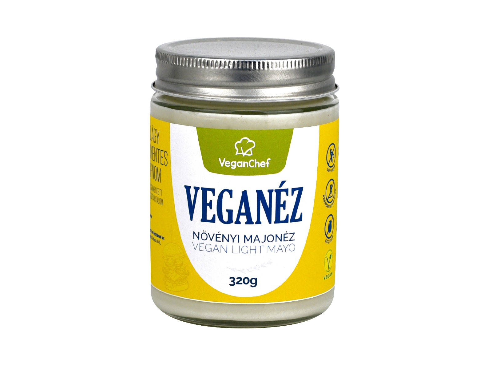 VEGANCHEF VEGANÉZ LIGHT ÜVEGES 320G