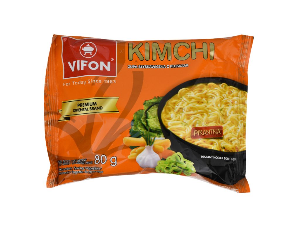 VIFON KIM CHI KOREAI INSTANT TÉSZTÁS LEVES (CSÍPŐS) 80G