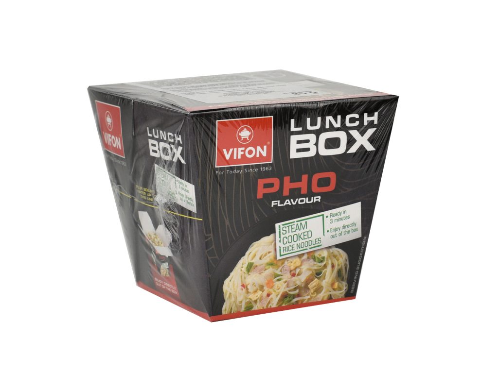 VIFON LUNCH BOX PHO VIETNÁMI INSTANT RIZSTÉSZTA ÉTEL DOBOZBAN 85G