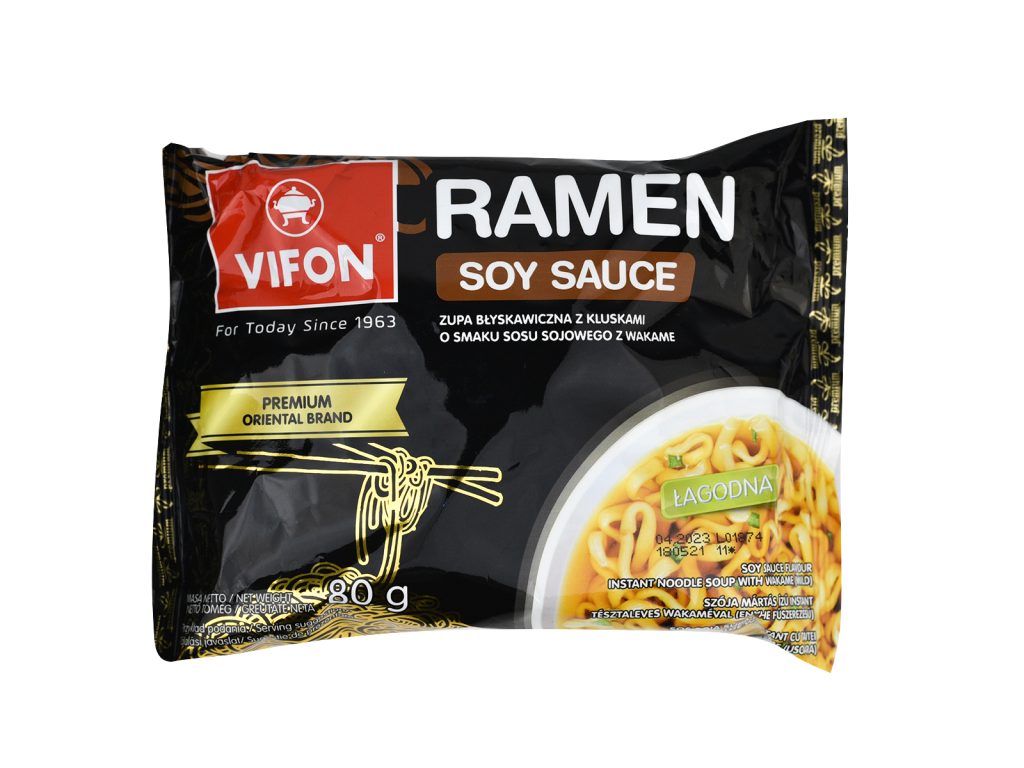 VIFON RAMEN JAPÁN INSTANT BÚZATÉSZTÁS LEVES WAKAMÉVAL 80G