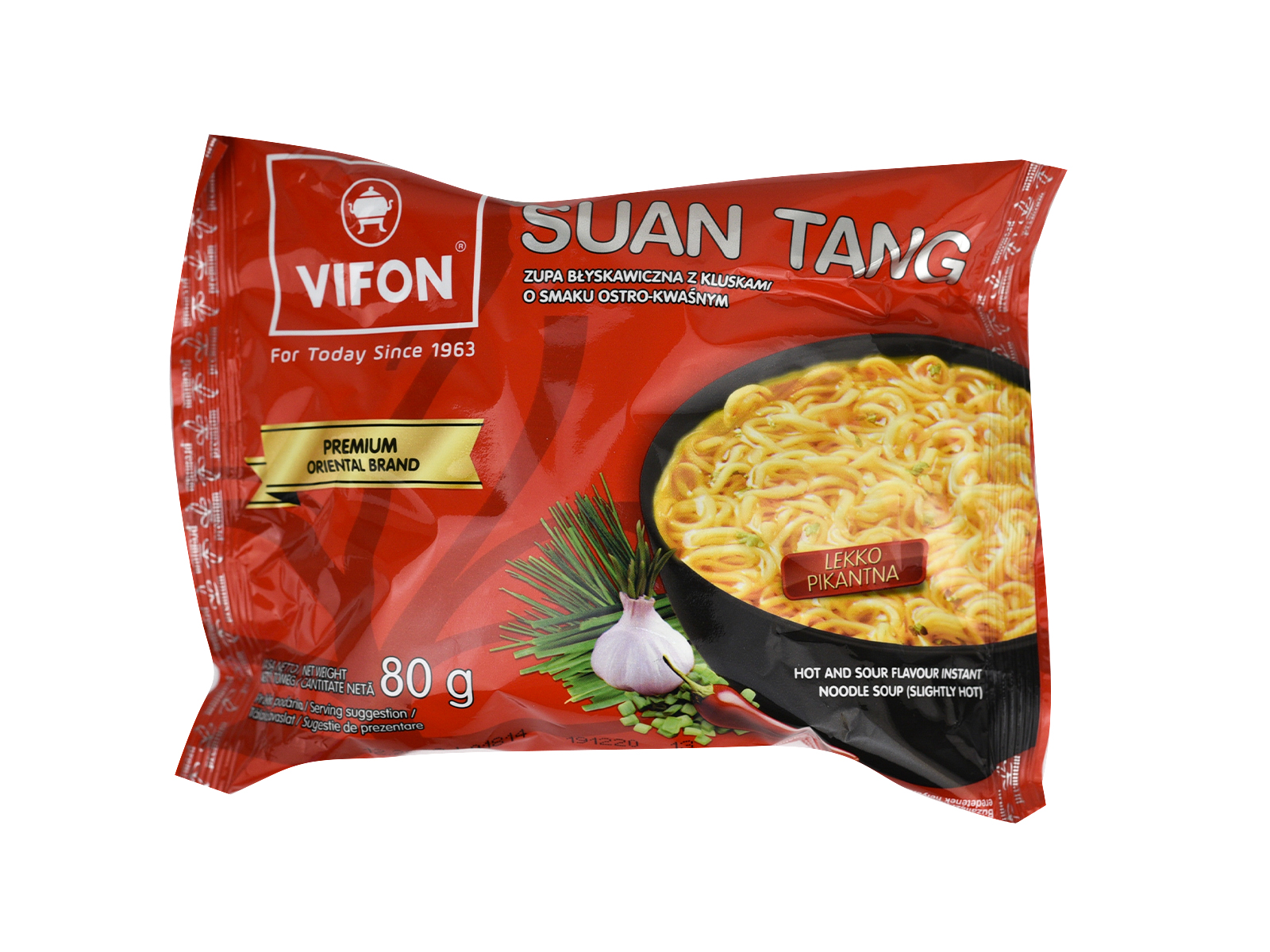 VIFON SUAN TANG PEKINGI INSTANT TÉSZTÁS LEVES (ENYHÉN CSÍPŐS) 80G
