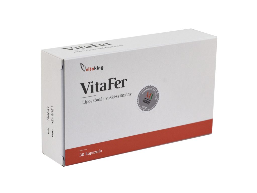 VITAKING VITAFER MIKROKAPSZULÁZOTT VASKÉSZÍTMÉNY KAPSZULA 30DB