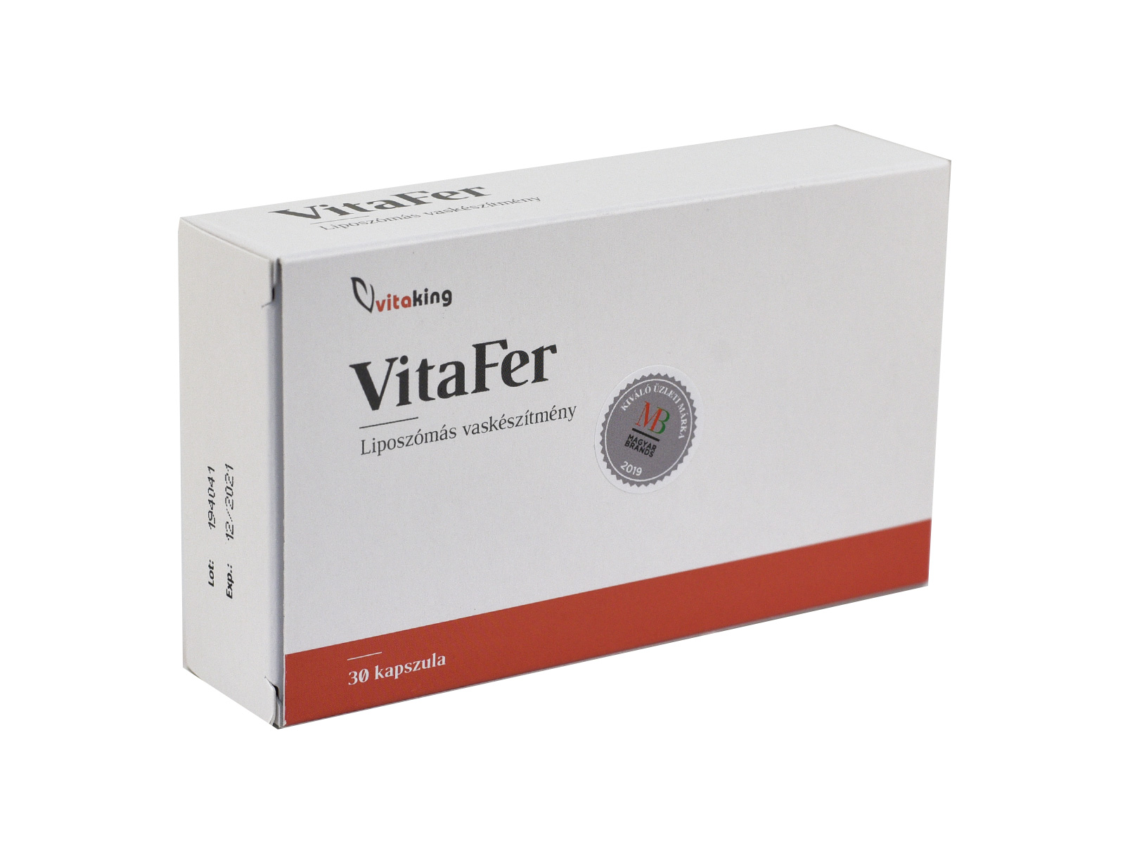 VITAKING VITAFER MIKROKAPSZULÁZOTT VASKÉSZÍTMÉNY KAPSZULA 30DB