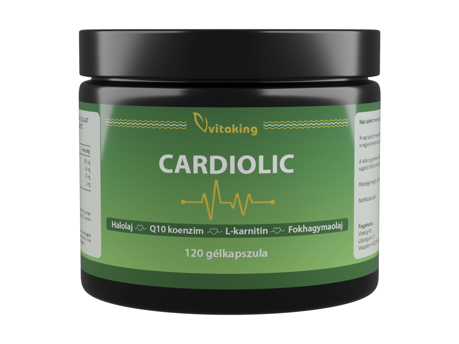 VITAKING CARDIOLIC GÉLKAPSZULA 120DB