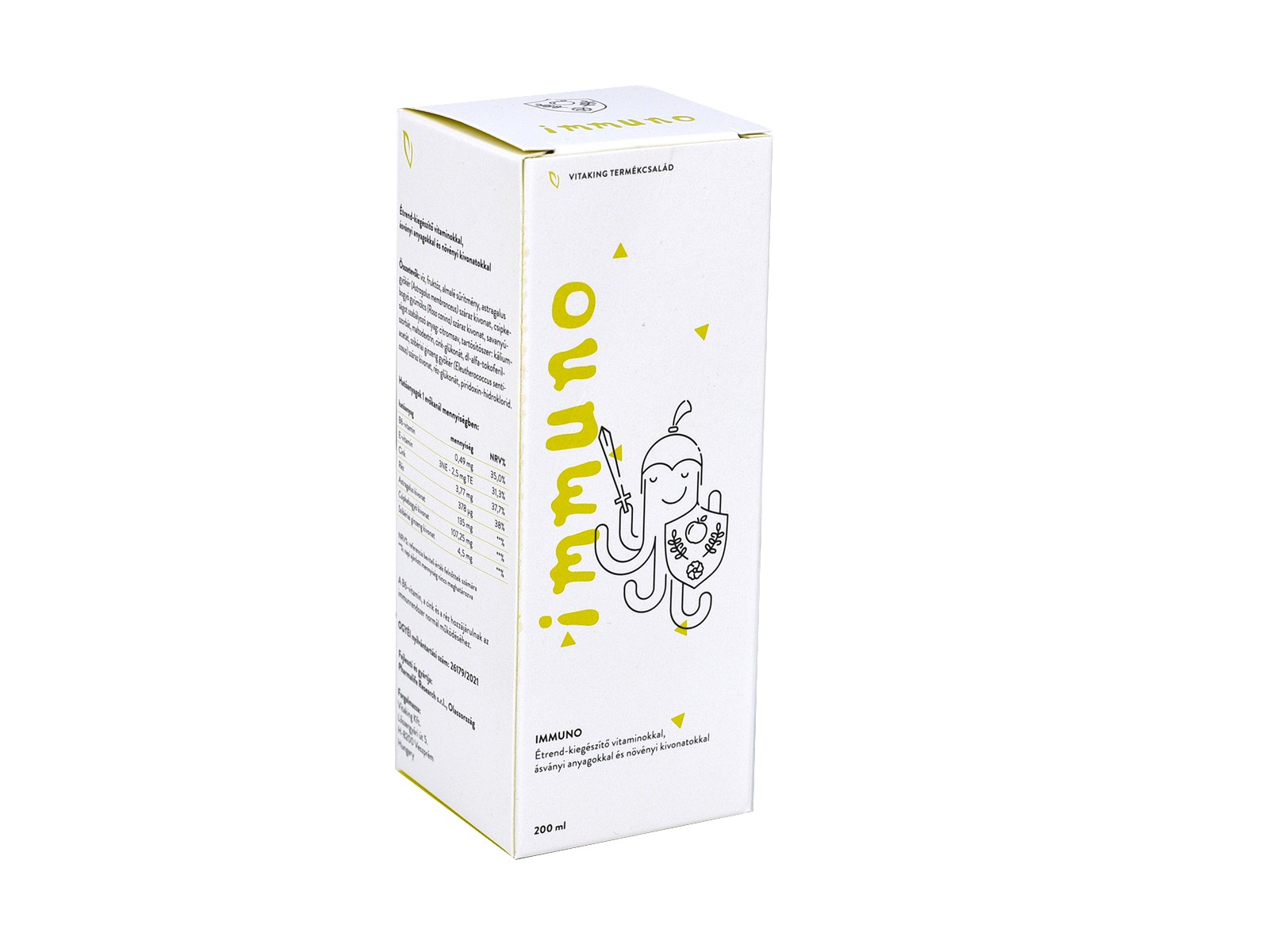 VITAKING IMMUNO FOLYÉKONY ÉTREND-KIEGÉSZÍTŐ GYERMEKEKNEK 200ML