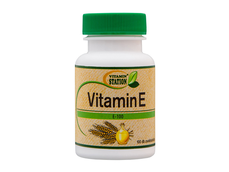 VITAMIN STATION E-VITAMIN 100IU GÉLKAPSZULA 100DB