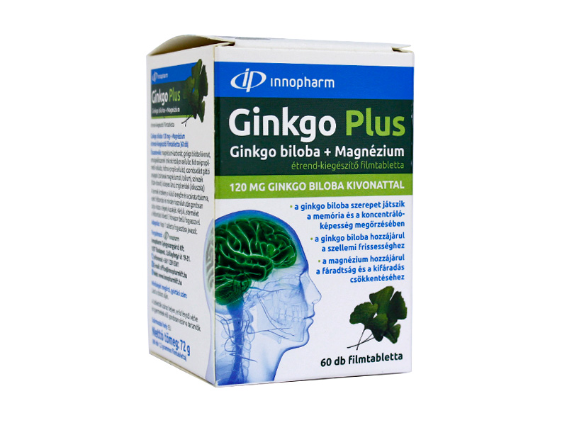 INNOPHARM GINKGO PLUS 120MG FILMTABLETTA 60DB