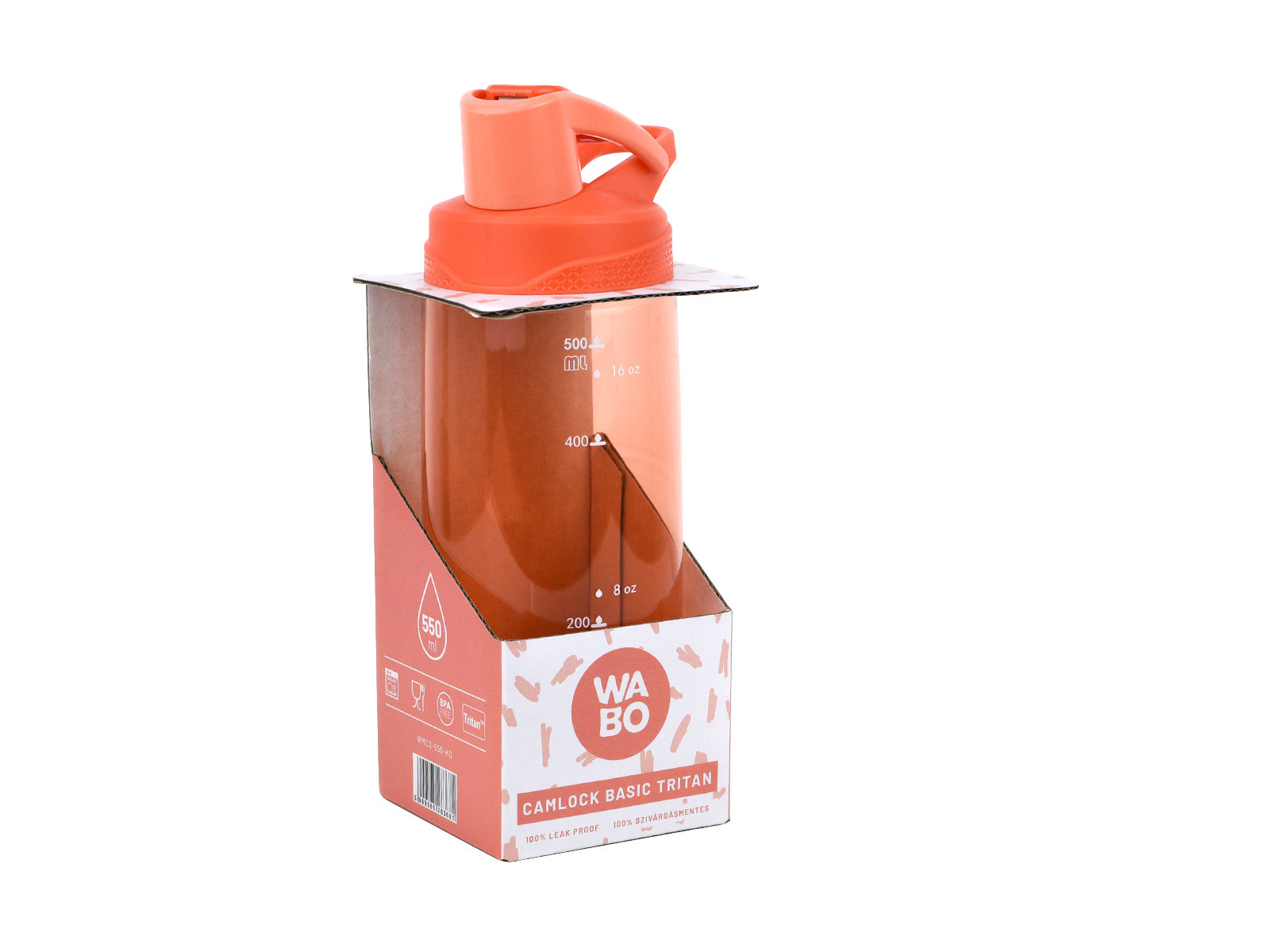 WABO MŰANYAG PALACK CSATOS KORALL 550ML 1DB